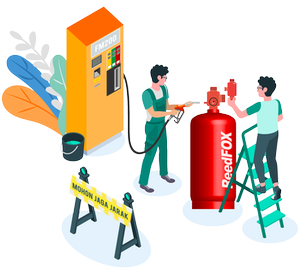 Pengisian gas fm200 dan harga refill FM200